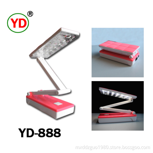 Yd-888 Foldable 24PCS 5W Plastic LED Rechargeable Table Light